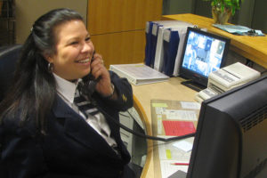 Female security officers at healthcare facilities